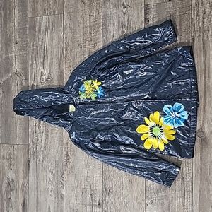 Crazy 8 Girl Floral Hooded Raincoat
